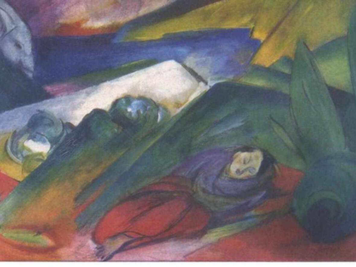 "Traum" von Franz Marc. (Foto: wikimedia commons)