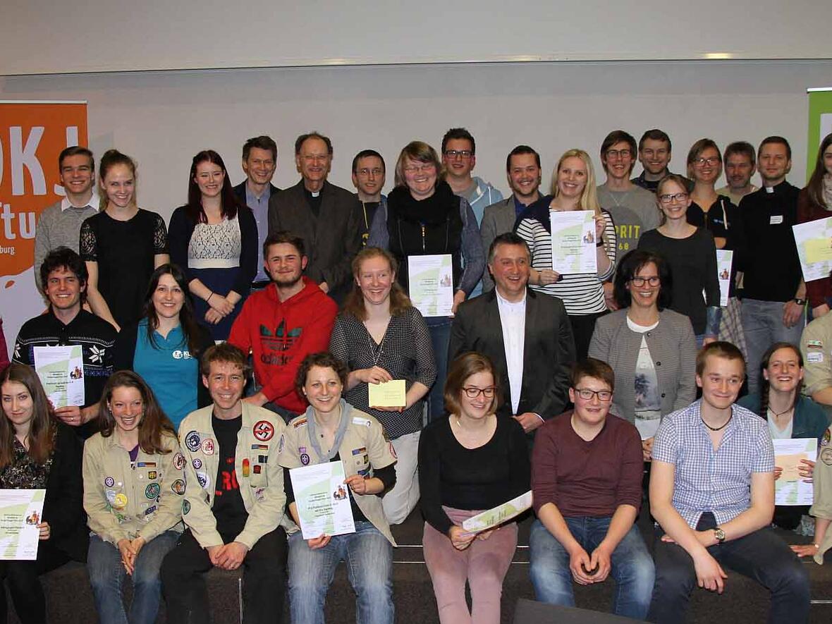 Insgesamt dreizehn Gruppen hatten sich für den Bischof-Simpert-Preis beworben. Gewonnen hat ihn der BDKJ Kreisverband Ostallgäu. (Fotos: BDKJ) 