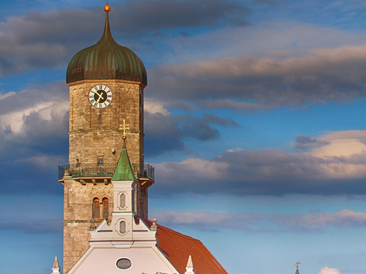 Stadtpfarrkirche Mariä Himmelfahrt in Weilheim. (Foto: HDR-BILDER Dr. O. Mundigl)