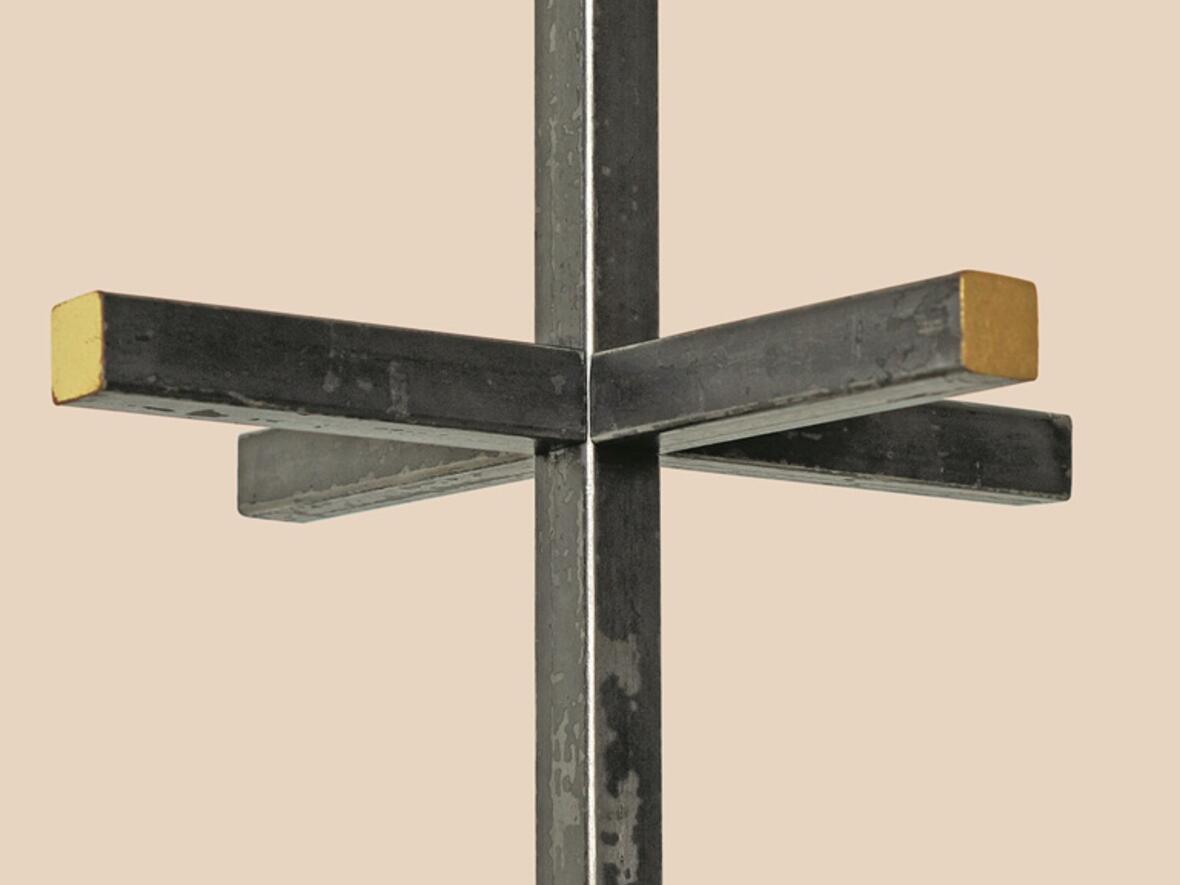 Dreidimensionales Christuskreuz. (Foto: Marco Stenzel)