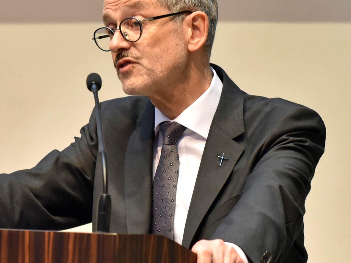 Prälat Dr. Peter Neher, Präsident des Deutschen Caritasverbandes. (Foto: Nicolas Schnall / pba)