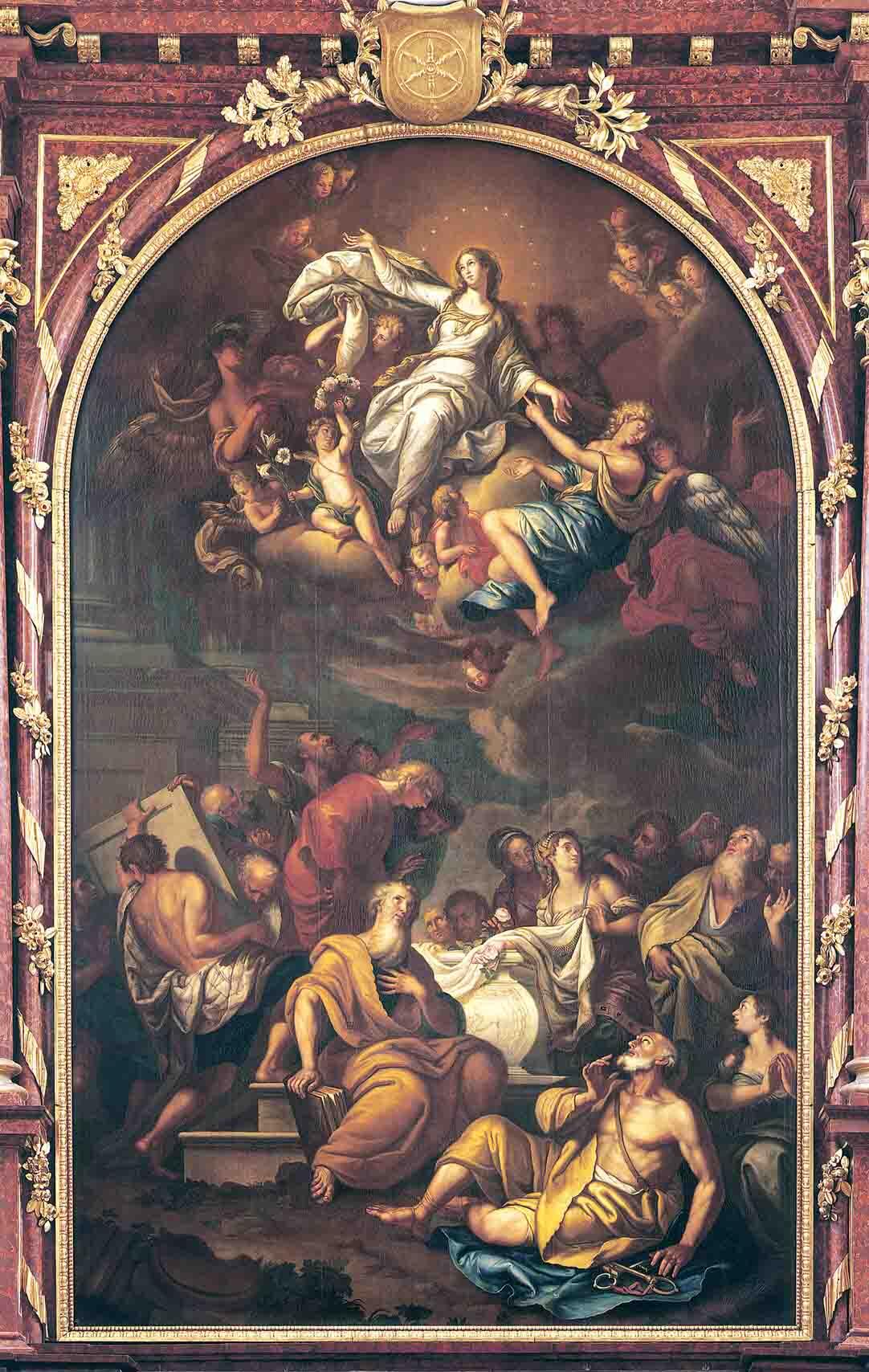 Altarbild der Basilika St. Lorenz in Kempten. (Foto: Kunstverlag Gregor Peda, Passau)