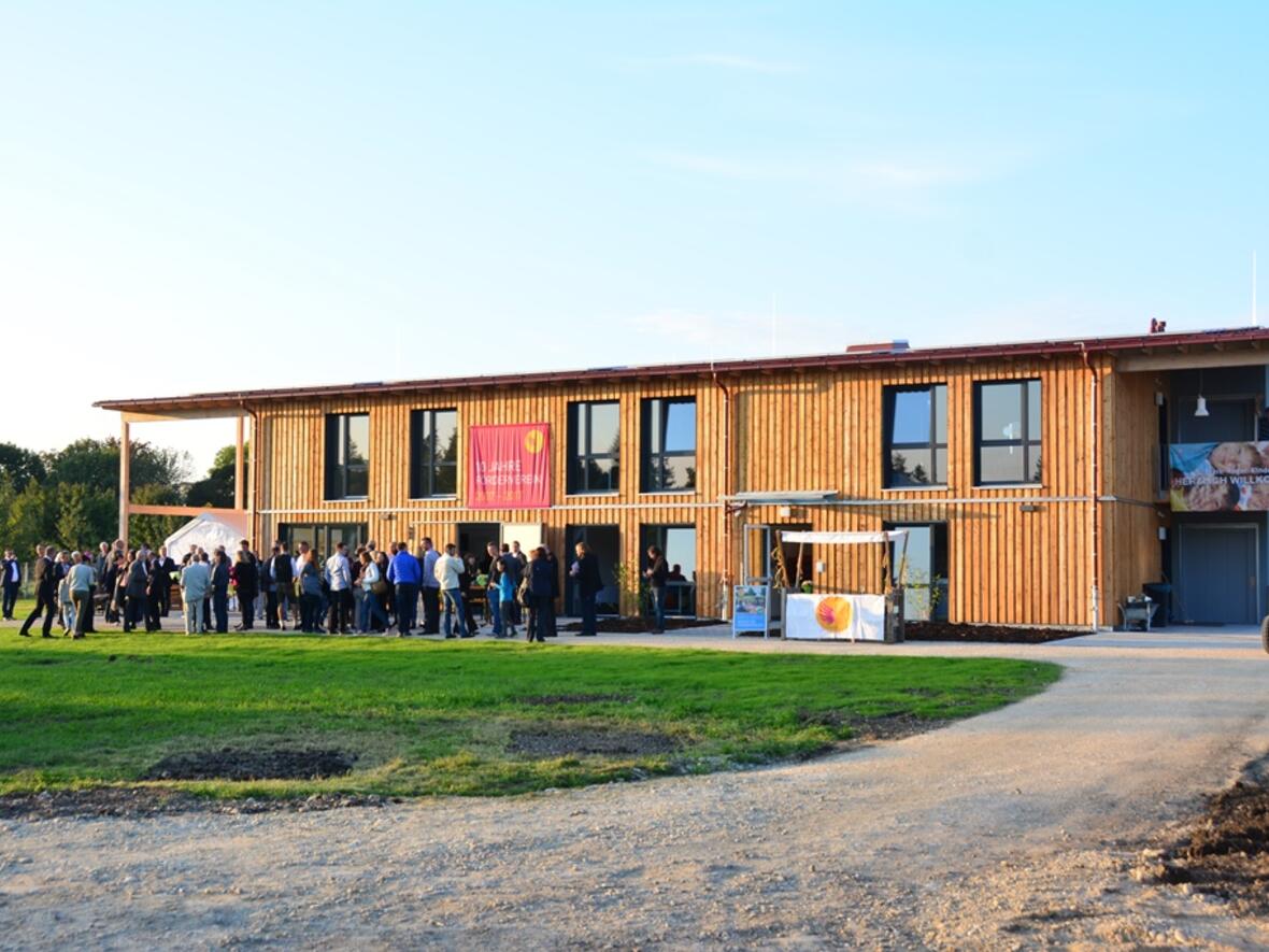 Das neue Farmhaus auf der youfarm. (Foto: KJF/Winfried Karg)