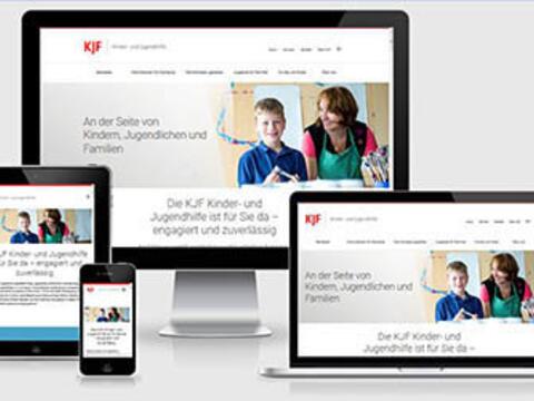 Unter www.kjf-kinder-jugendhilfe.de finden Eltern und Fachleute ab sofort Informationen zu allen Angeboten der KJF Kinder- und Jugendhilfe. (Foto: KJF)