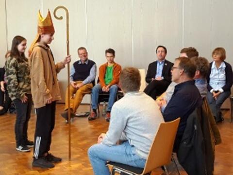 Die spielerische Darstellung des heiligen Nikolaus hat bis heute nichts von seiner Faszination verloren. (Foto: Andreas Martin)
