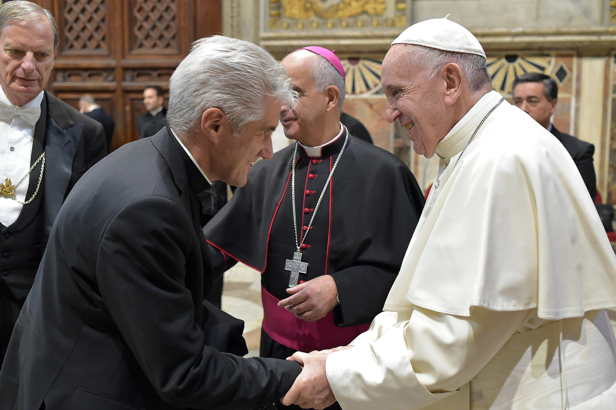 Bei der Papstaudienz: Georg Alois Oblinger, Rektor der Gebetsstätte Marienfried. (Foto: privat)