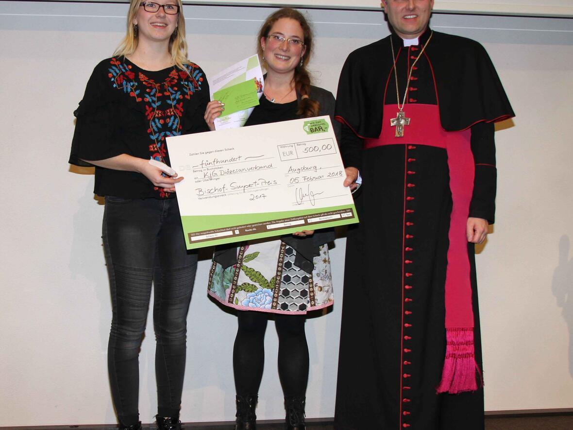 Die diesjährigen Preisträger des Bischof-Simpert-Preises: Der KjG Diözesanverband Augsburg mit seinem Projekt „Escape Room – Der verlorene Schlüssel.“ (Foto: BDKJ)