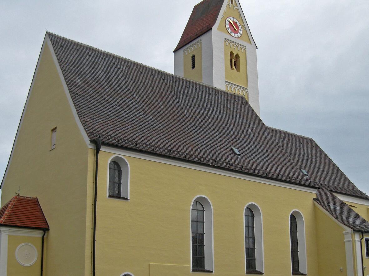 Die Pfarrkirche St. Stephanus in Kirchdorf. (Foto: Max Schelkshorn / PG Bad Wörishofen)