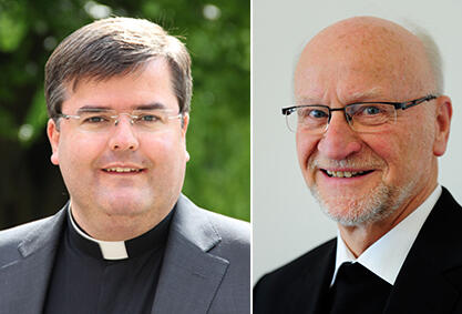 Generalvikar Harald Heinrich (links) und Domkapitular Prälat Peter C. Manz. (Foto: pba)