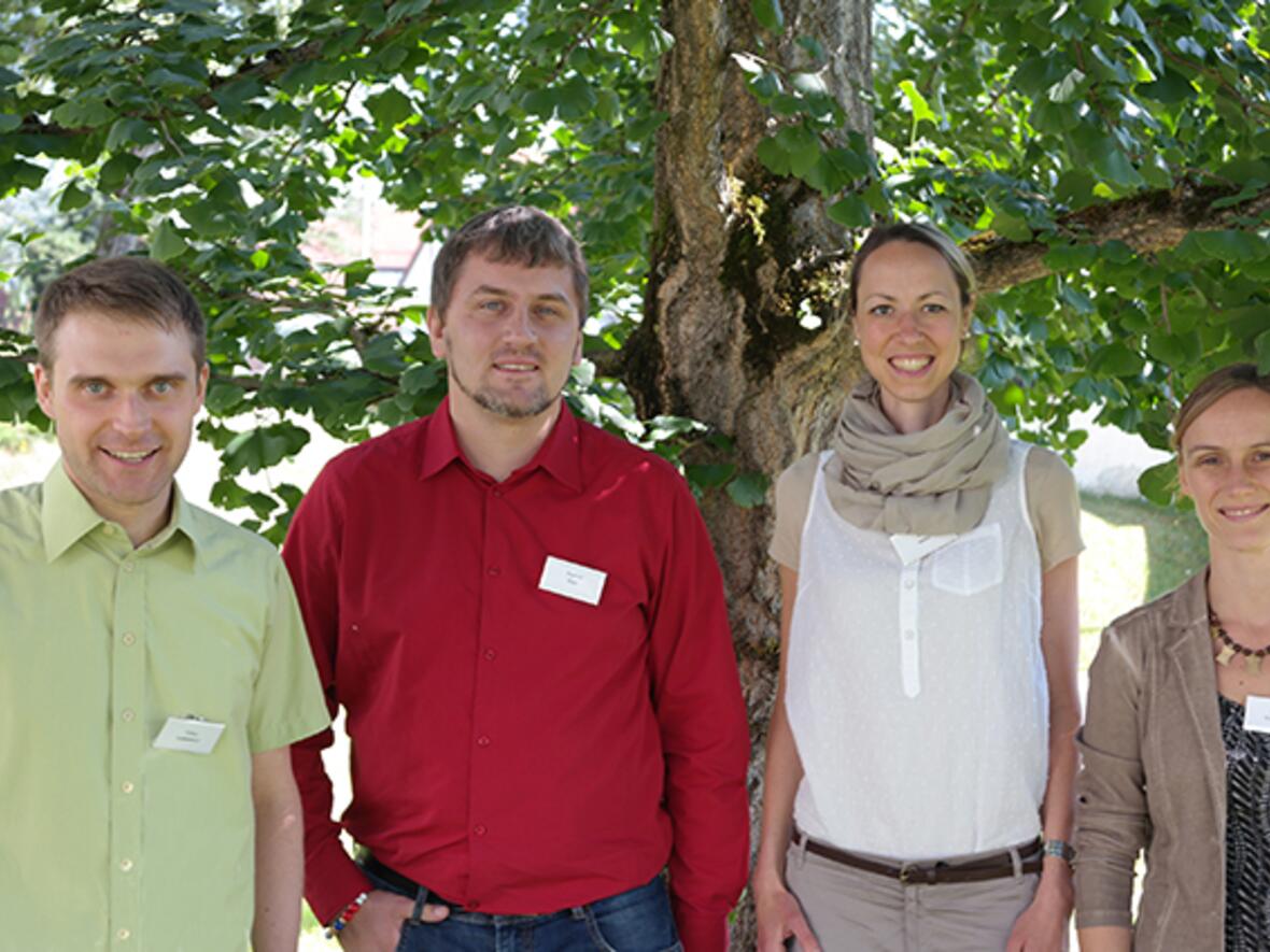 Von links: Foto: Tobias Lachenmayr, Raphael Hupe, Anja Müller und Ursula Weismantel. (Foto: Karl-Georg Michel/pba)