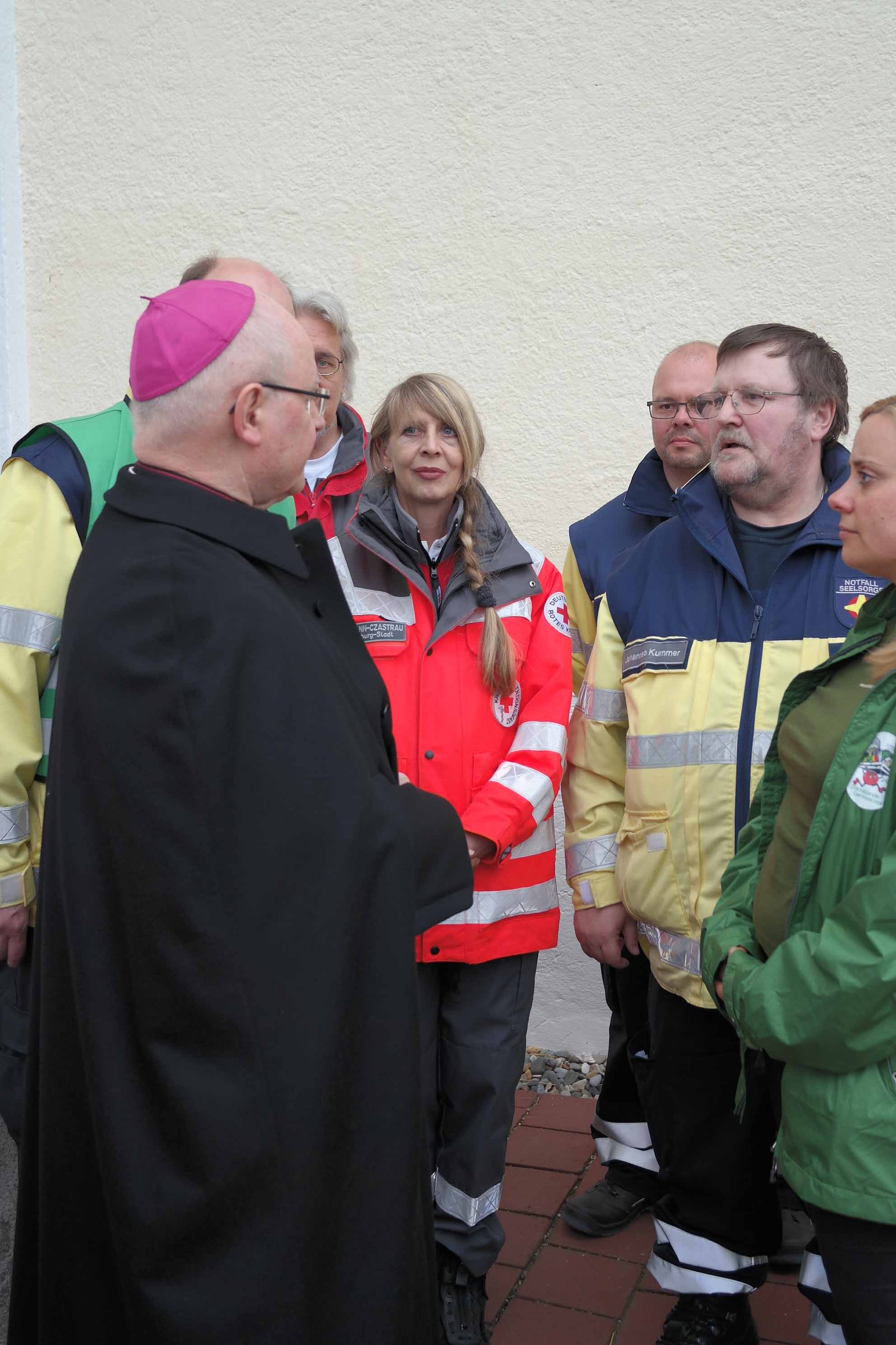 Die Notfallseelsorger haben bereits 400 Gespräche geführt. (Foto: Karl-Georg Michel)