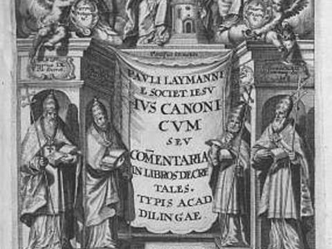 Paul Laymann: Ius canonicum Dillingen 1663