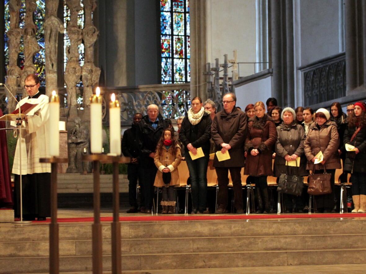 Die Bewerberinnen und Bewerber wohnen im Bistum Augsburg. Aber sie stammen aus verschiedenen Kontinenten. (Foto: Annette Zoepf/pba)