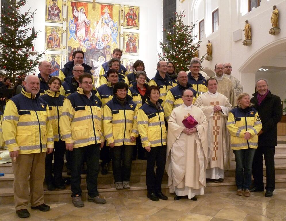 Neue Mitarbeiterinnen und Mitarbeiter für die katholische Notfallseelsorge im Unterallgäu (Fotos: Hubert Ellenrieder/Stefan Hauke)