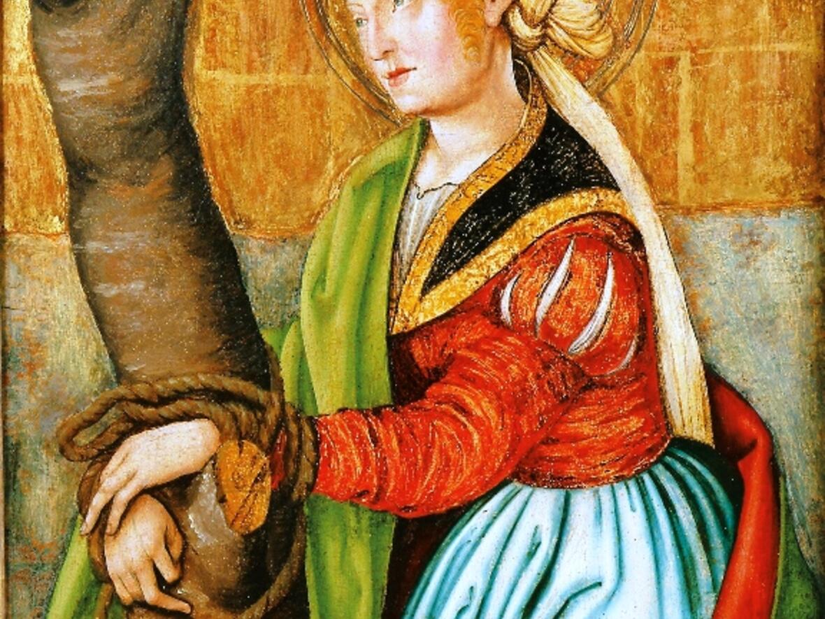 Hl. Afra von Hans Burgkmair d.Ä. um 1500 (Diözesanmuseum St. Afra)