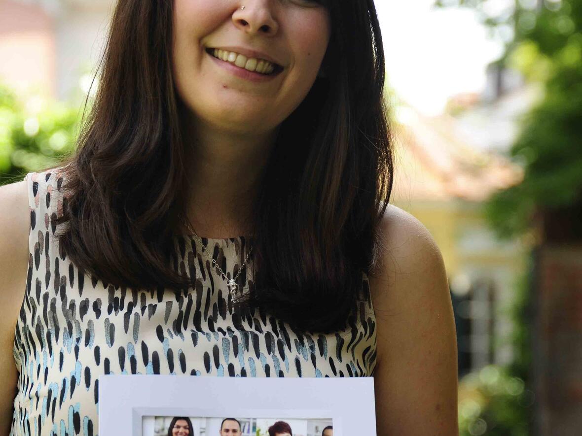 Lehrerin Anna Hofmann: Sie konnte durch eine Stammzellenspende einem jungen Mann das Leben retten. (Foto: pba/Maria Steber)