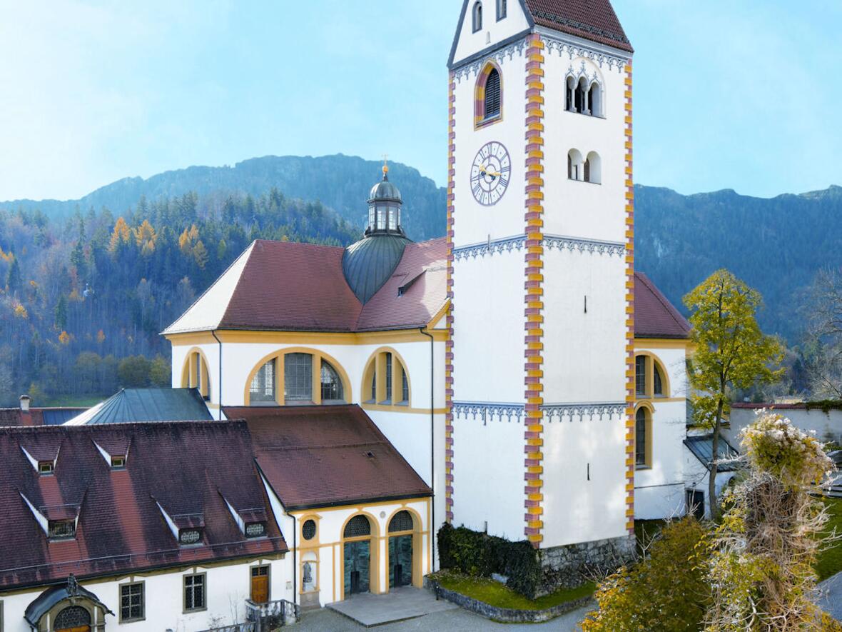 Die Kirche St. Mang in Füssen.