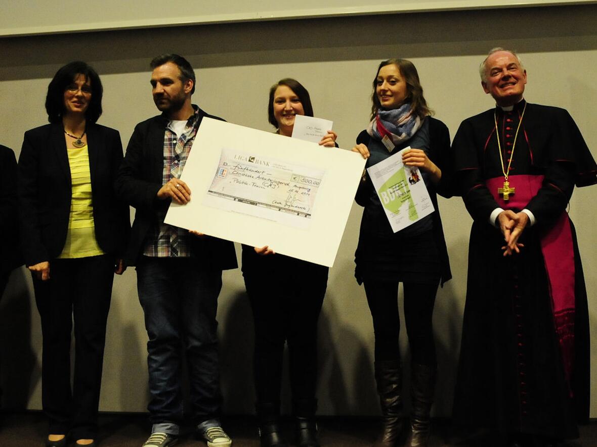 Die Christliche Arbeiterjugend (CAJ). Sie hätten nicht mit dem Preis gerechnet. 
