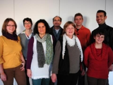 Der neue Vorstand der Gemeindereferent/innen: Karina Lober, Gudrun Schraml, Birgit Schüssler, Klaus Winterholler, Isolde Rader, Norbert Ritter, Silvia Drescher, Stefan Schneid (von links).