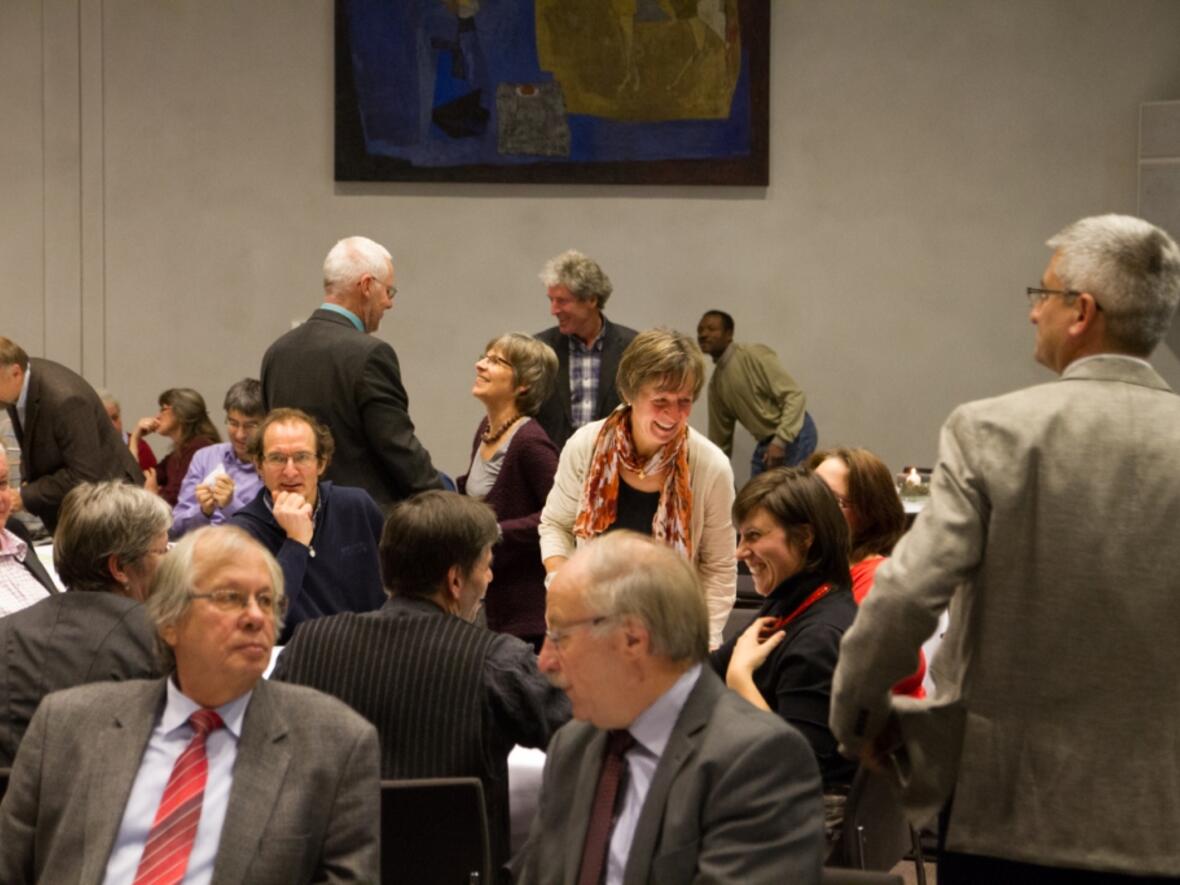 Gute Gelegenheit, um miteinander ins Gespräch zu kommen. (Foto: Chris Tilscher)