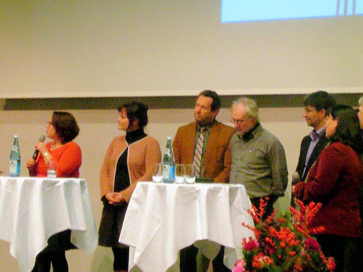 Bei Talkrunden wurde Bilanz gezogen und nach vorne geschaut (Foto: Anna Schmelcher).