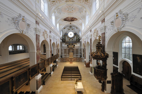 Innenaufnahme St. Annakirche in Augsburg (Foto: Klaus Lipa)