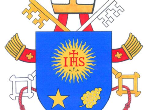 Das offizielle Wappen von Papst Franziskus.