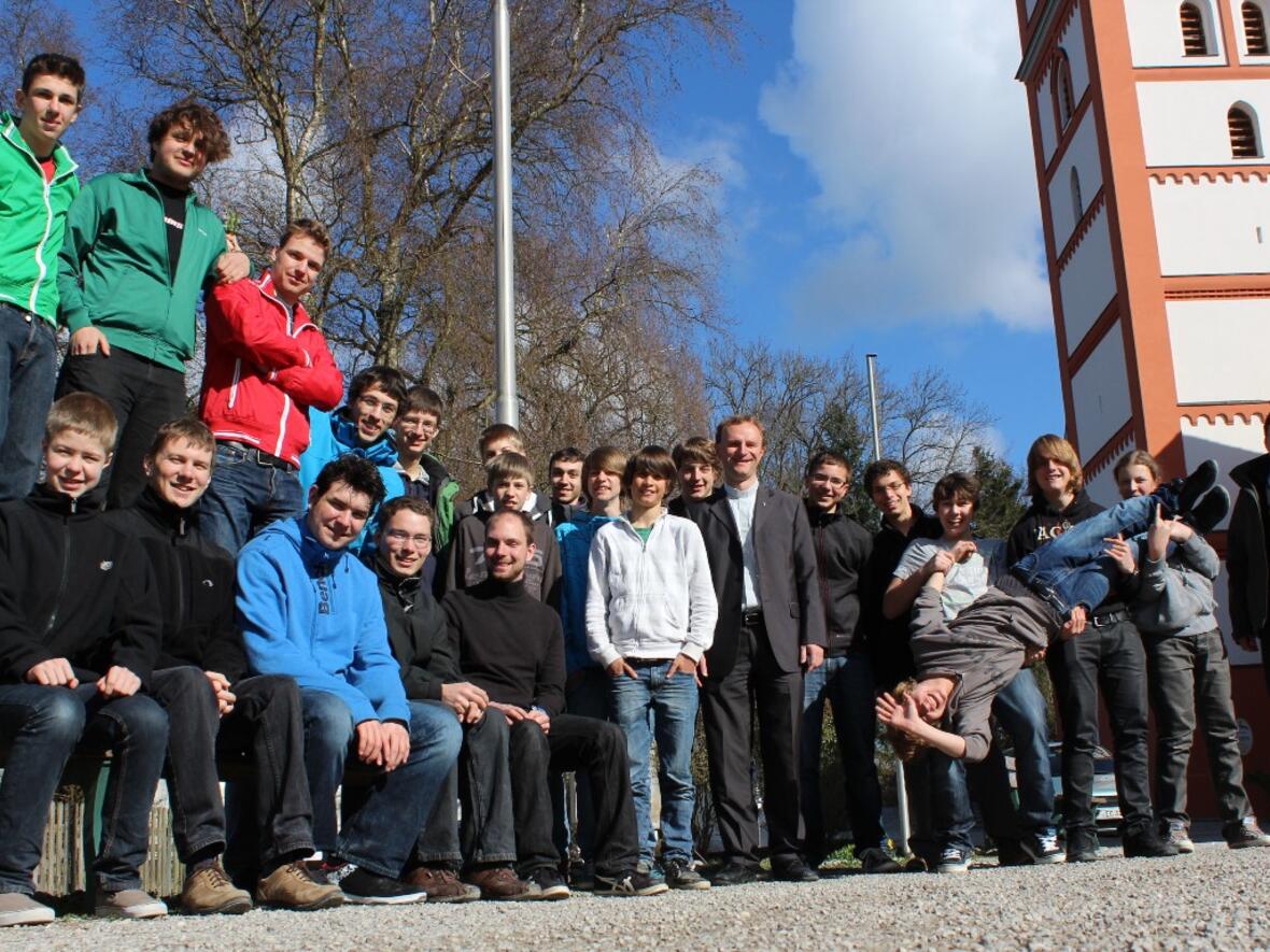 22 junge Männer verbrachten spirituelle Tage im Kloster Scheyern.