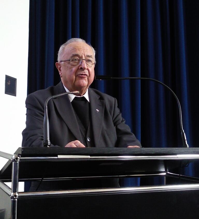 Prälat Dr. Gerhard Gruber berichtete über seine Eindrücke auf dem II. Vatikanischen Konzil. 