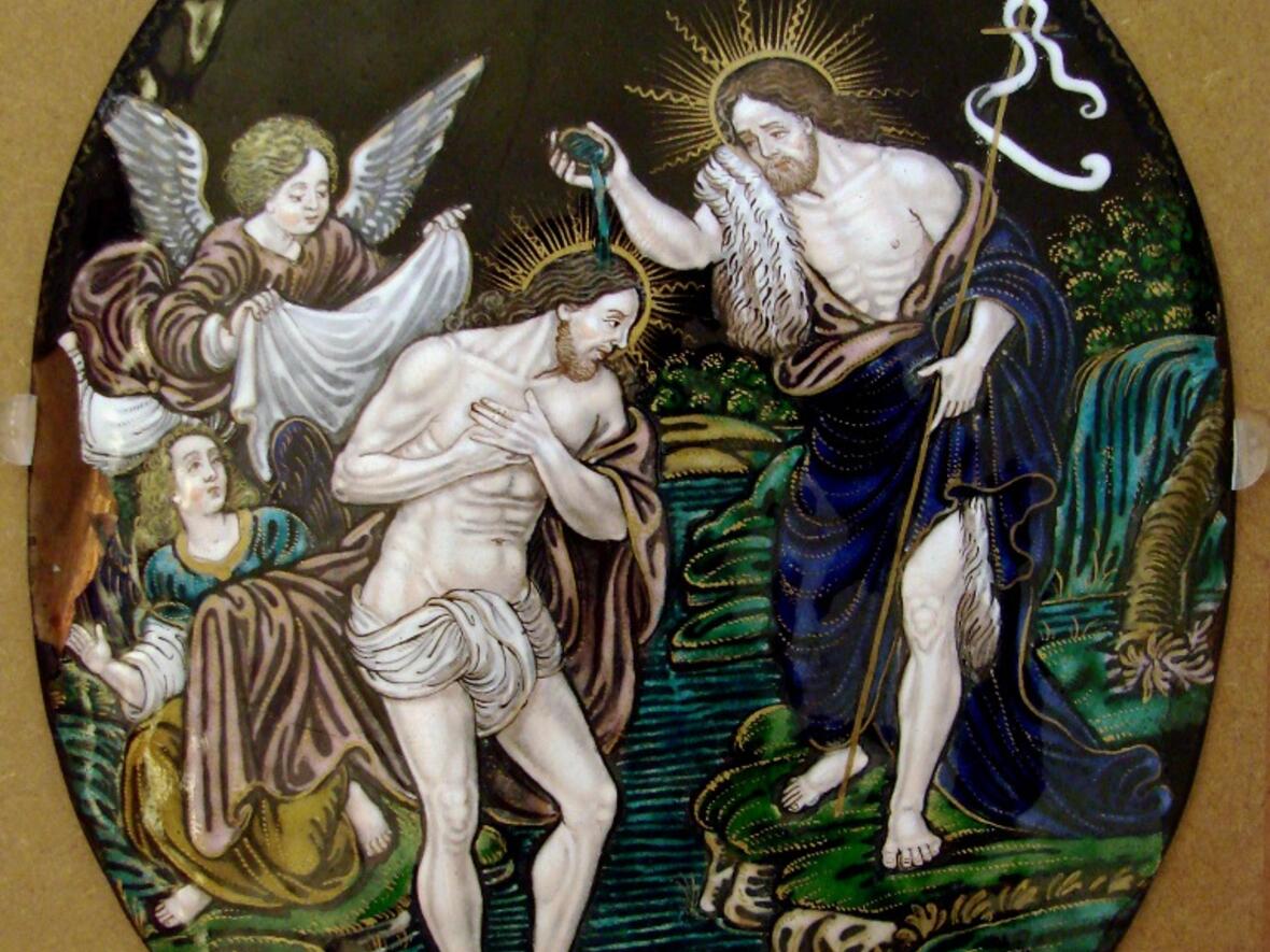 Taufe Jesu durch Johannes den Täufer. Quelle: WikiCommons