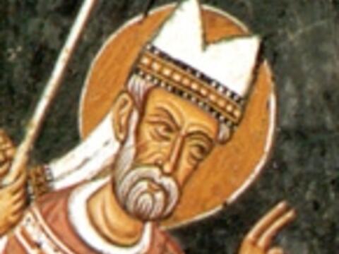 Der Heilige Papst Silvester. Quelle: WikiCommons