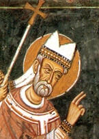 Der Heilige Papst Silvester. Quelle: WikiCommons