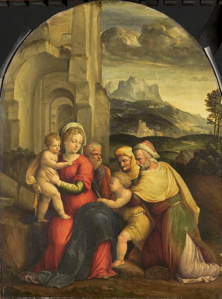 Die heilige Familie nach Benvenuto Tisi da Garofalo (1481–1559) . Quelle WikiCommons