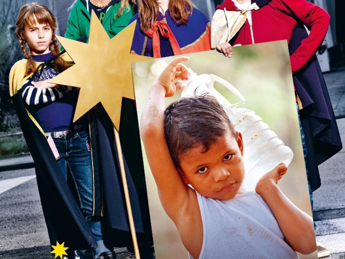 Das Sternsingerplakat für 2012. Quelle: Kindermissionswerk