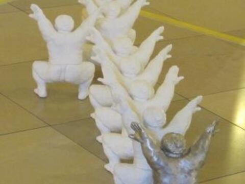 Installation "Sumo-Ringer" von Christian Richter (Foto: SKM)