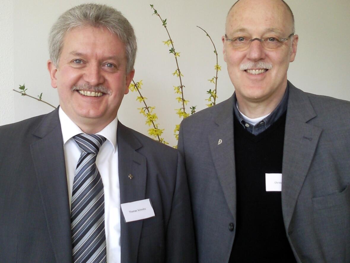 Diakon Thomas Schmitz (links) ist erster und Diakon Christian Wild zweiter Diözesansprecher.