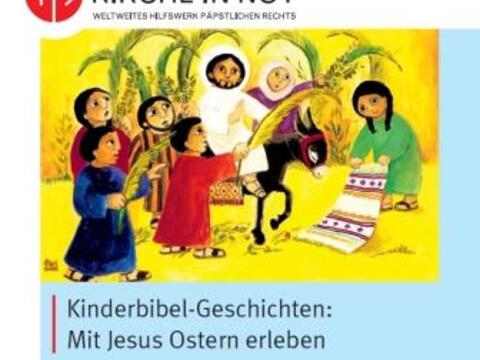 Titelseite des Bilderbuches "Mit Jesus Ostern erleben" Quelle. Ki.N.