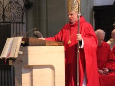 Bischof Dr. Konrad Zdarsa predigte im Festgottesdienst einen Tag nach dem 800. Geburtstag der Heiligen Agnes von Böhmen.