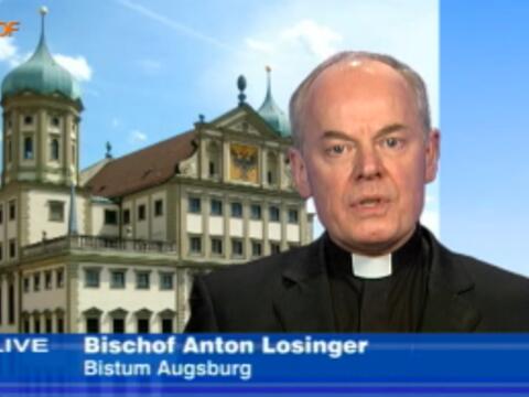 Weihbischof Losinger im Gespräch mit dem ZDF-Morgenmagazin