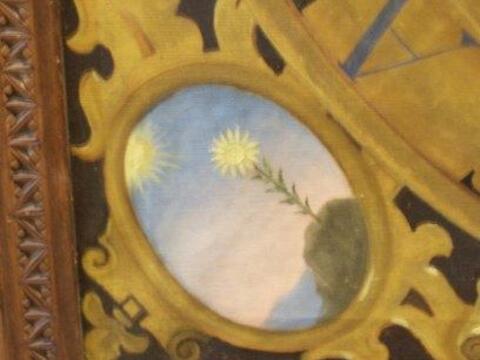 Die Blume, die sich der Sonne zuwendet, symbolisiert den Menschen, der sein Leben auf Gott ausrichtet.  