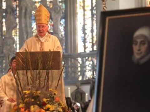 Kardinal Friedrich Wetter predigte im Festgottesdienst anlässlich des Jubiläums der Congregatio Jesu.