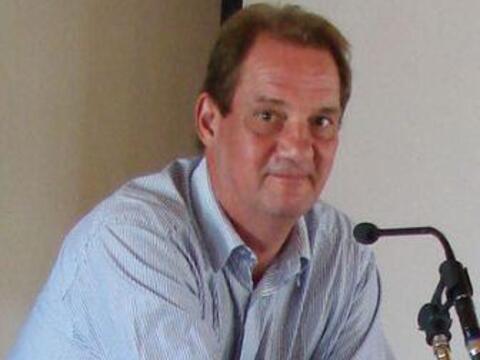 Professor für Umweltphysik, Klaus Pfeilsticker, referierte zum Thema "Klimawandel".