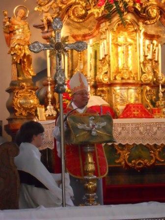 Prediger des Festgottesdienstes am Pfingstsonntag 2010 in Maria Vesperbild war der Abt des Benediktinerklosters Ottobeuren, Paulus Maria Weigele.