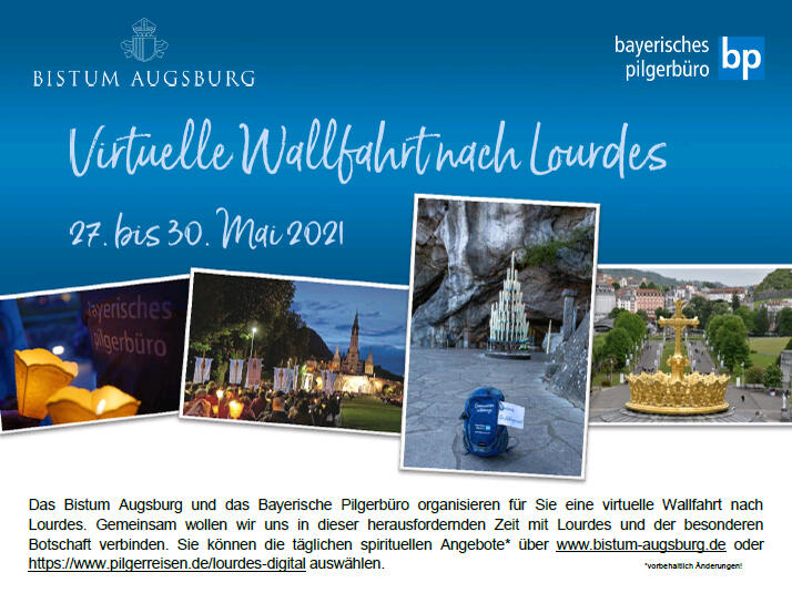 Virtuelle Lourdes-Wallfahrt mit Bischof Bertram 