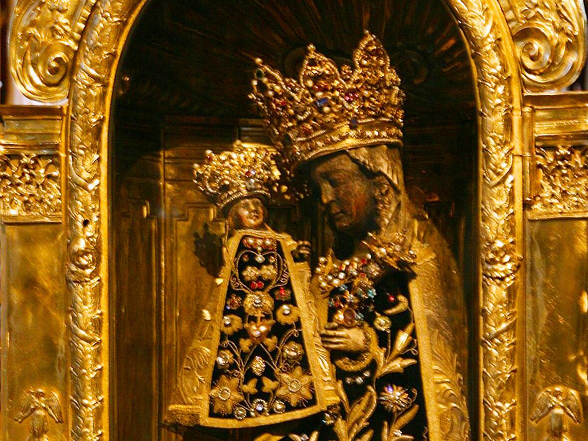 Die Schwarze Madonna von Altötting (Foto: Wikimedia Commons)