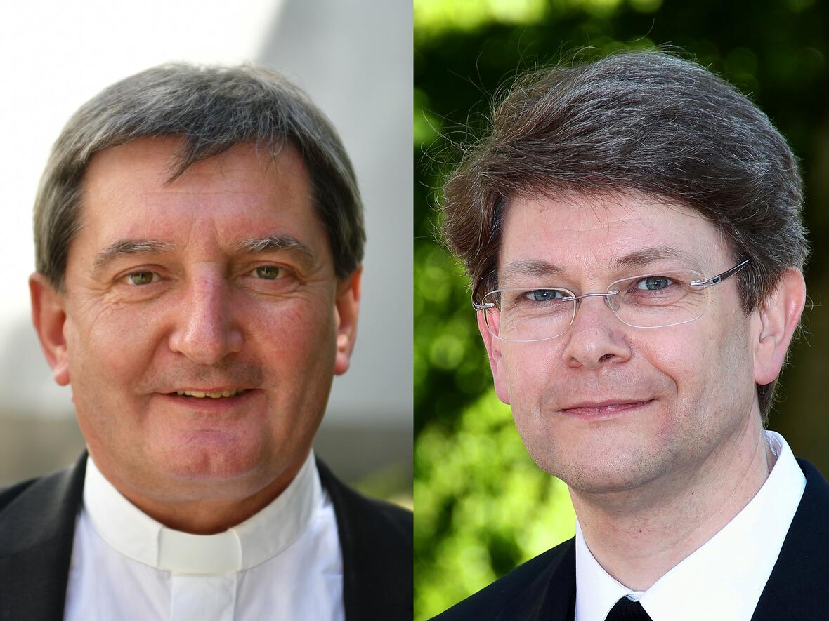 Domkapitular Walter Schmiedel (links) und Regens Dr. Michael Kreuzer (Fotos: pba)