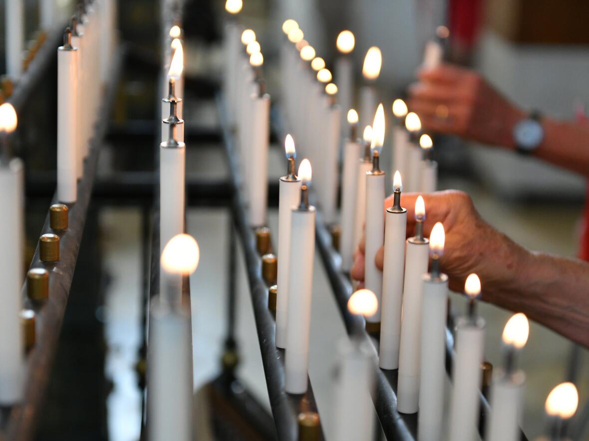 In der Wieskirche stand am Samstag das gemeinsame Gebet im Vordergrund.