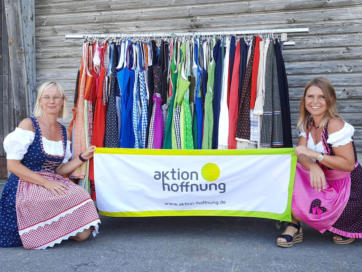 Dirndl, Lederhosen, Janker: Bei den Trachtenmärkten der aktion hoffnung gibt es jede Menge Auswahl (Foto: Andrea Haslacher, aktion hoffnung)