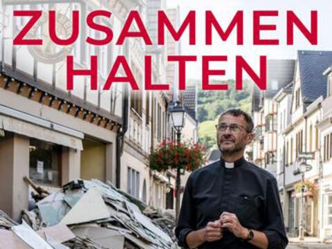 Religiöses Buch des Monats: Jörg Meyrers "Zusammenhalten" über sein Erleben der Flutkatastrophe. (Quelle: Bonifatiusverlag)