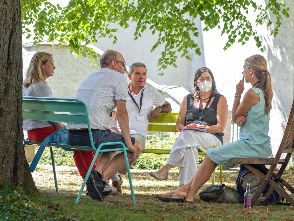 EFL-Mitarbeitertage: Die Beraterinnen und Berater nutzten die Gelegenheit, miteinander ins Gespräch zu kommen. (Fotos: SUV / Reinhold Banner)